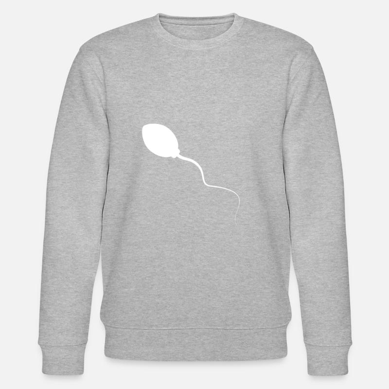 sperm - Stanley/Stella CHANGER Unisex Organic Sweatshirt - heather grey