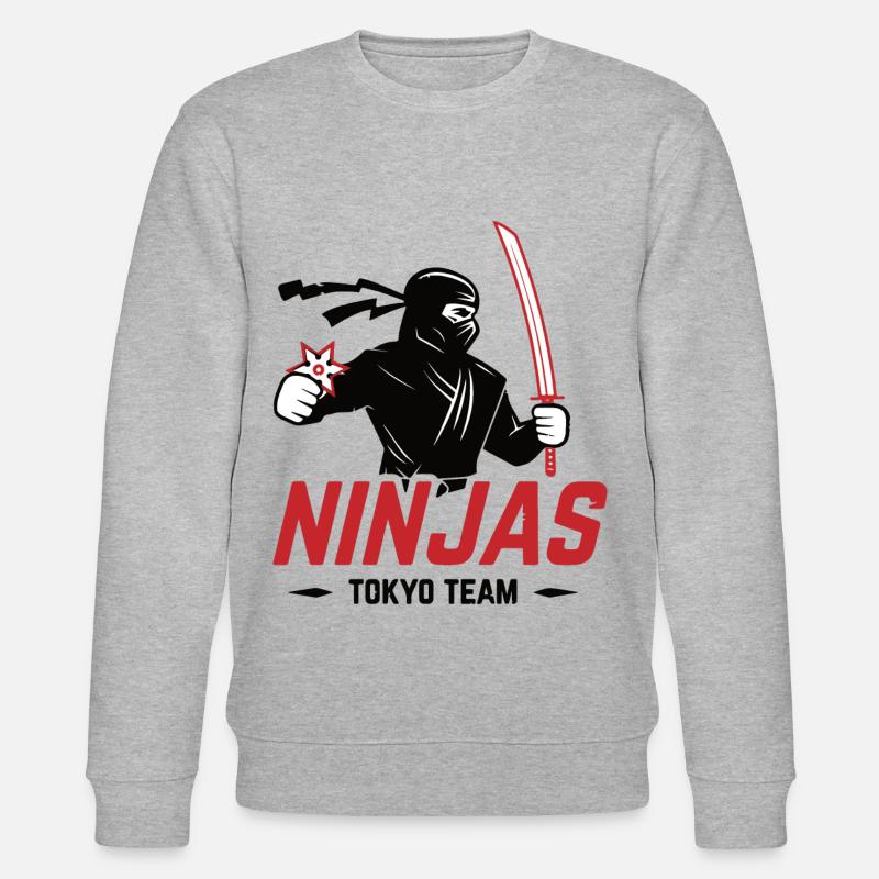 Ninja - Stanley/Stella CHANGER Unisex Organic Sweatshirt - heather grey