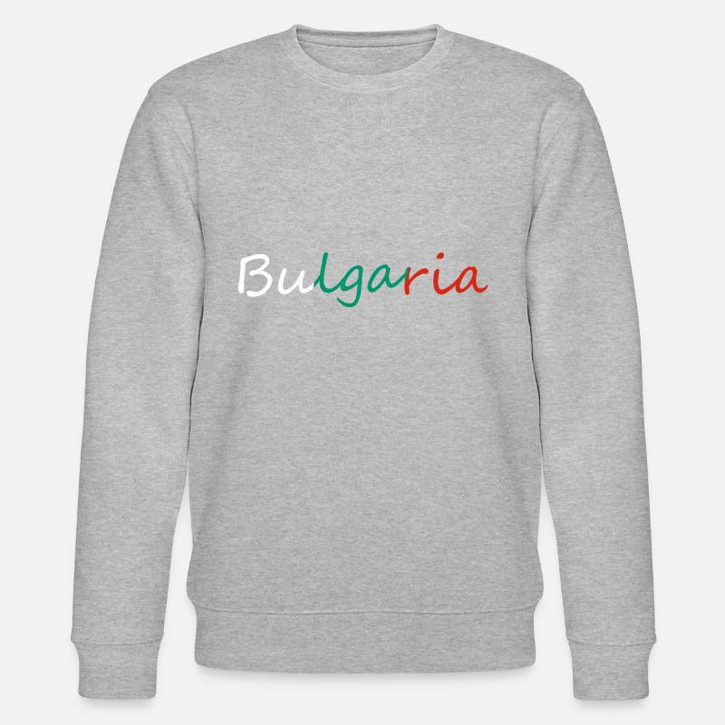 Bulgarien - Stanley/Stella Unisex Bio-Sweatshirt CHANGER  - Grau meliert
