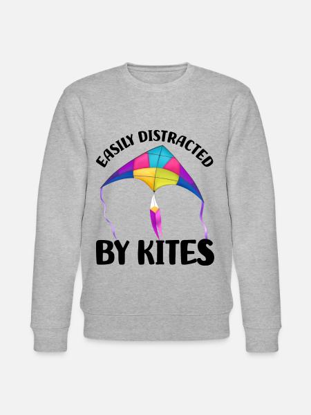 Flying kites - Stanley/Stella CHANGER Unisex Organic Sweatshirt - heather grey