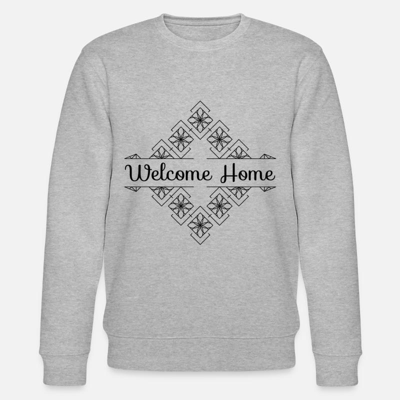 Welcome Home - Stanley/Stella Unisex Bio-Sweatshirt CHANGER  - Grau meliert