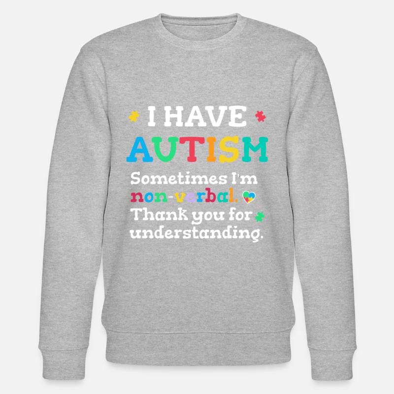 Nonverbaler Autismus - Stanley/Stella Unisex Bio-Sweatshirt CHANGER - undefined