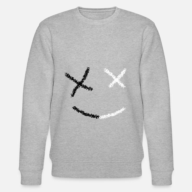 Weihnachts Marshmallow - Stanley/Stella Unisex Bio-Sweatshirt CHANGER - Grau meliert