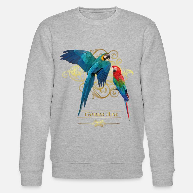 Macaws - Stanley/Stella CHANGER Unisex Organic Sweatshirt - heather grey