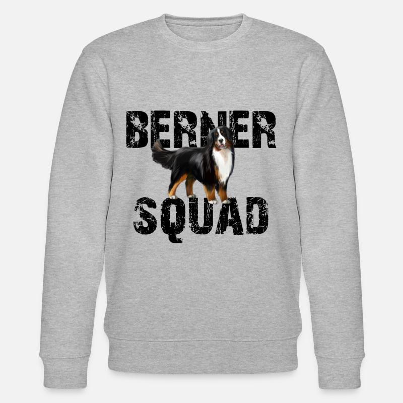 Berner Sennenhund - Stanley/Stella Unisex Bio-Sweatshirt CHANGER  - Grau meliert
