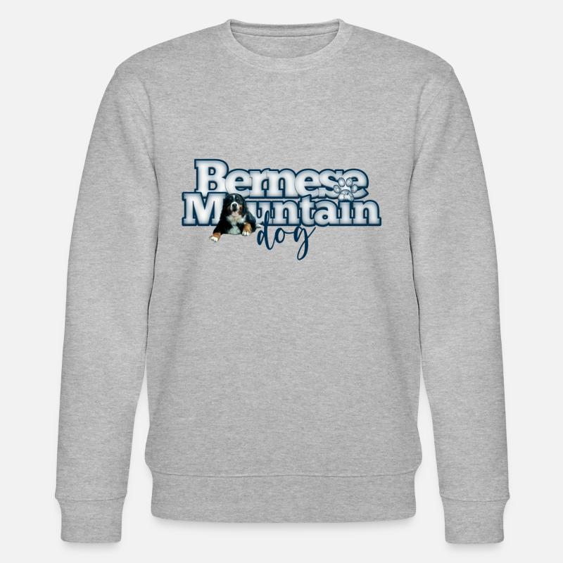 Berner Sennenhund - Stanley/Stella Unisex Bio-Sweatshirt CHANGER  - Grau meliert