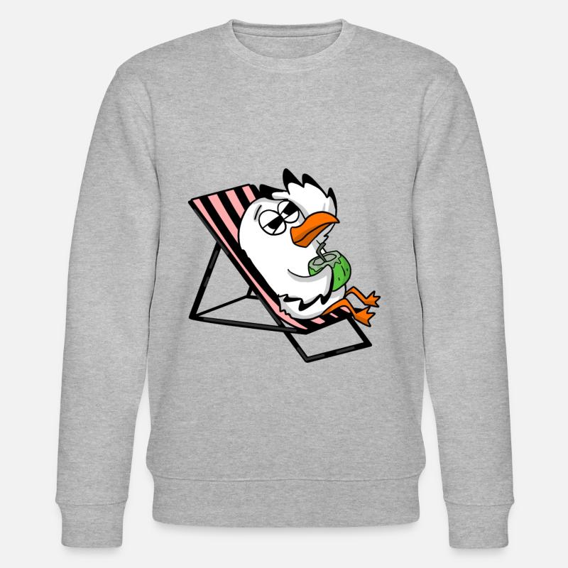 Möwe - Stanley/Stella Unisex Bio-Sweatshirt CHANGER  - Grau meliert