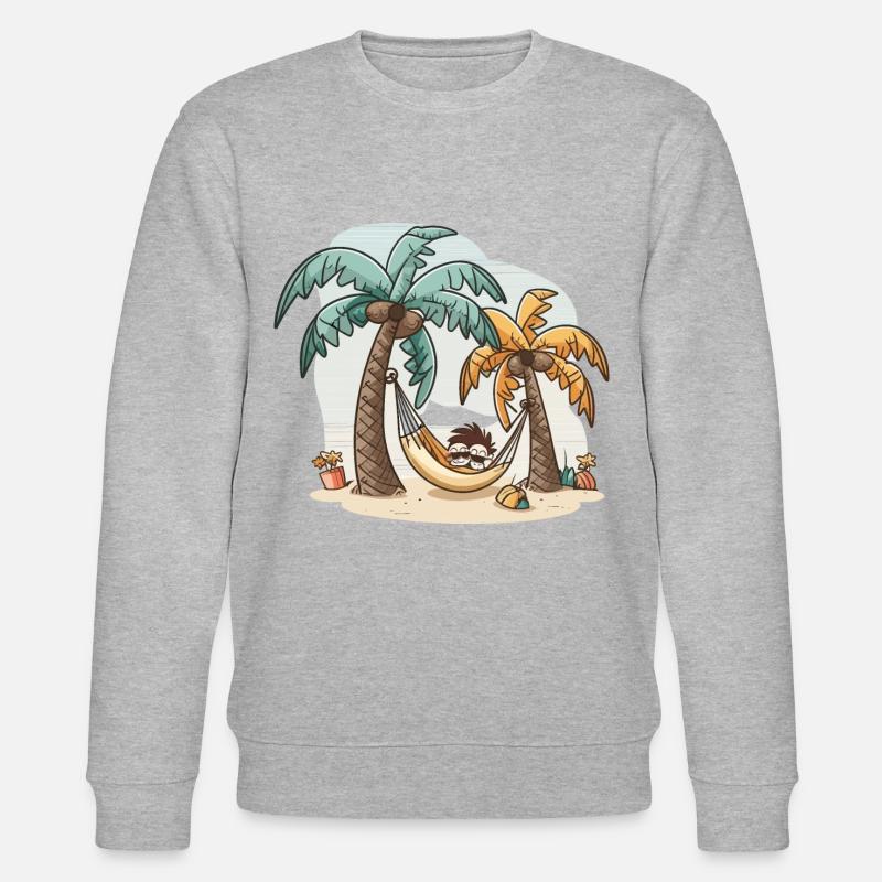 Der Entspannungs-Guru - Stanley/Stella Unisex Bio-Sweatshirt CHANGER  - Grau meliert
