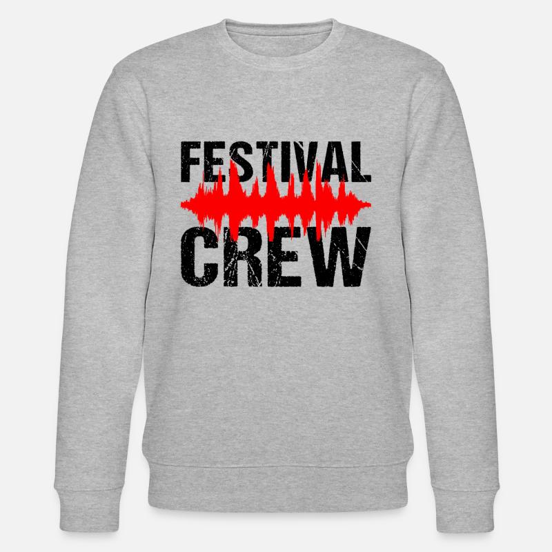 Festival Crew - Stanley/Stella Unisex Bio-Sweatshirt CHANGER  - Grau meliert