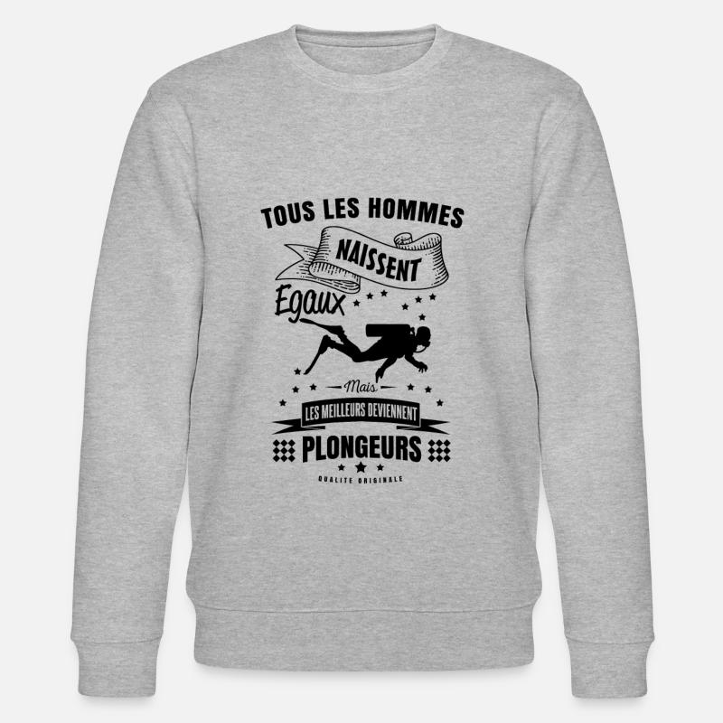 MEILLEUR PLONGEUR - Sweat bio CHANGER Stanley/Stella Unisexe - gris chiné