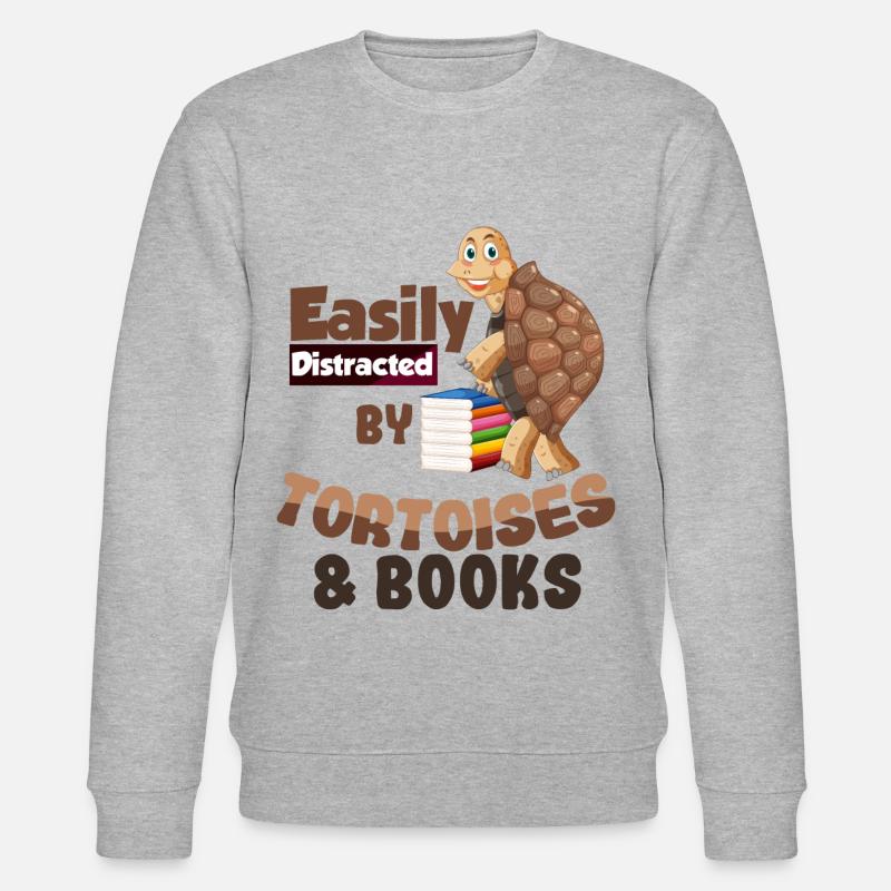 Schildkröte - Stanley/Stella Unisex Bio-Sweatshirt CHANGER - Grau meliert