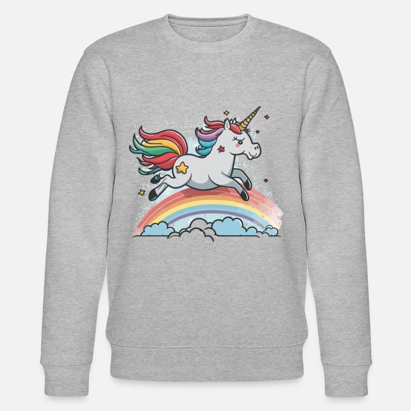 Traumland-Abenteuer - Stanley/Stella Unisex Bio-Sweatshirt CHANGER  - Grau meliert