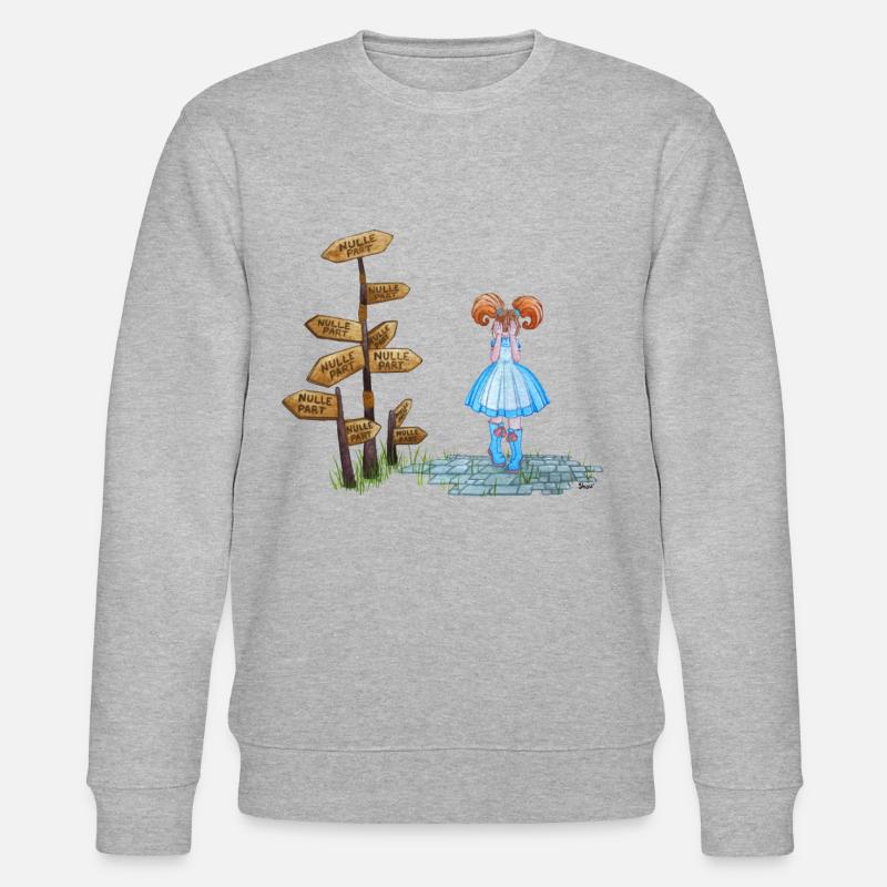 Nirgends - Stanley/Stella Unisex Bio-Sweatshirt CHANGER  - Grau meliert