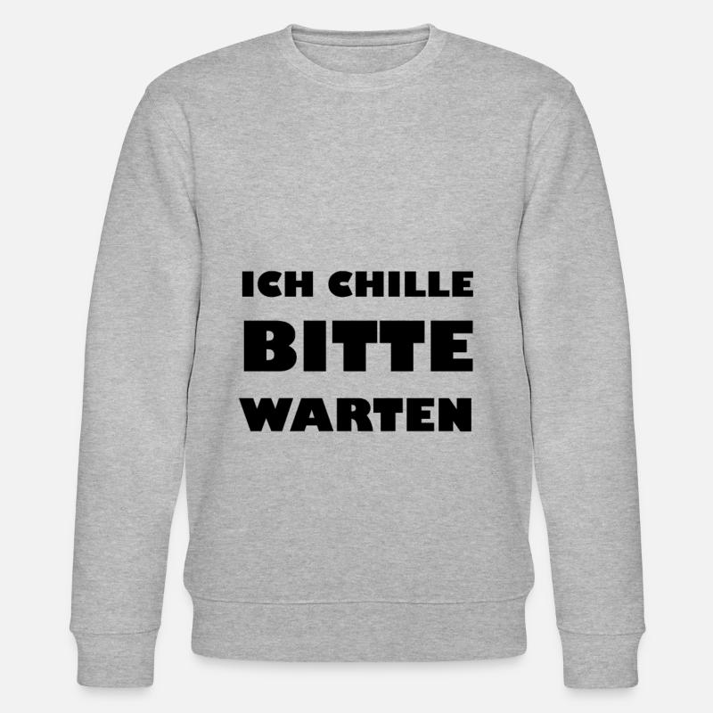 J’attends s’il vous plaît - Sweat bio CHANGER Stanley/Stella Unisexe - gris chiné
