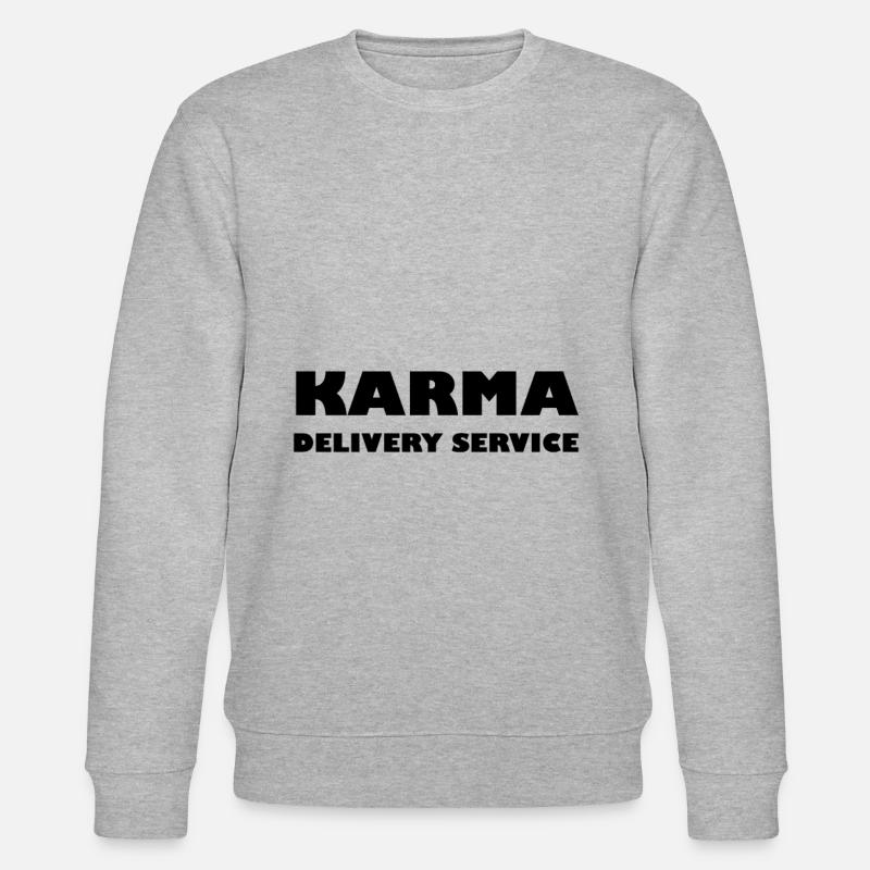 Karma Lieferservice - Stanley/Stella Unisex Bio-Sweatshirt CHANGER  - Grau meliert