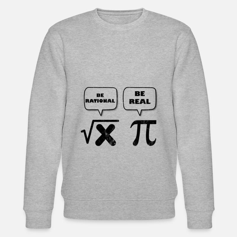 Mathe Nerd - Stanley/Stella Unisex Bio-Sweatshirt CHANGER  - Grau meliert