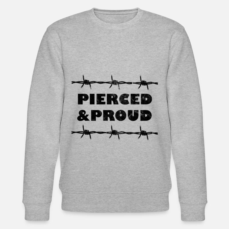 Piercing und Tattoos - Stanley/Stella Unisex Bio-Sweatshirt CHANGER  - Grau meliert