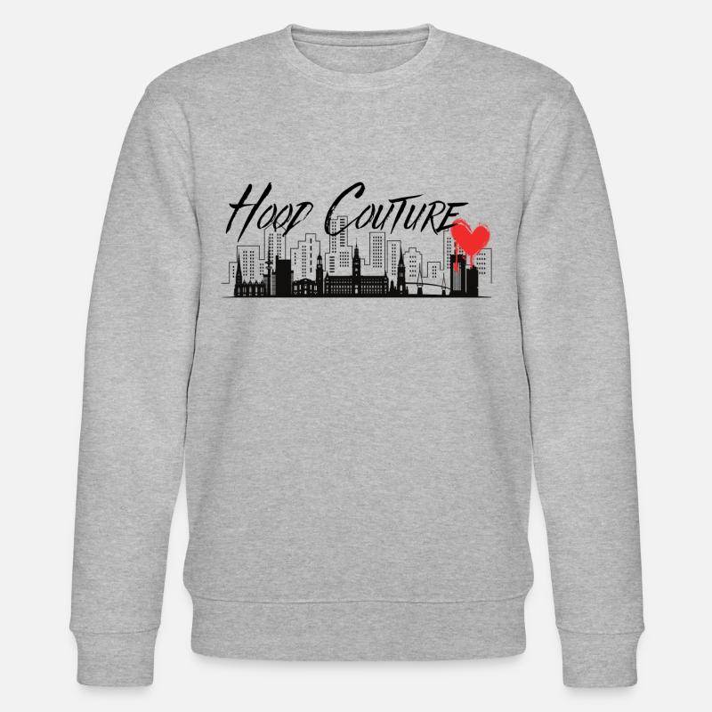 Hood Couture <3 - Stanley/Stella Unisex Bio-Sweatshirt CHANGER - Grau meliert