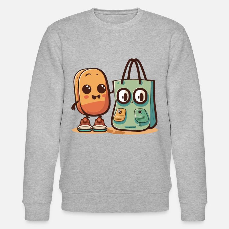 Les Amis de la Plage - Sweat bio CHANGER Stanley/Stella Unisexe - gris chiné
