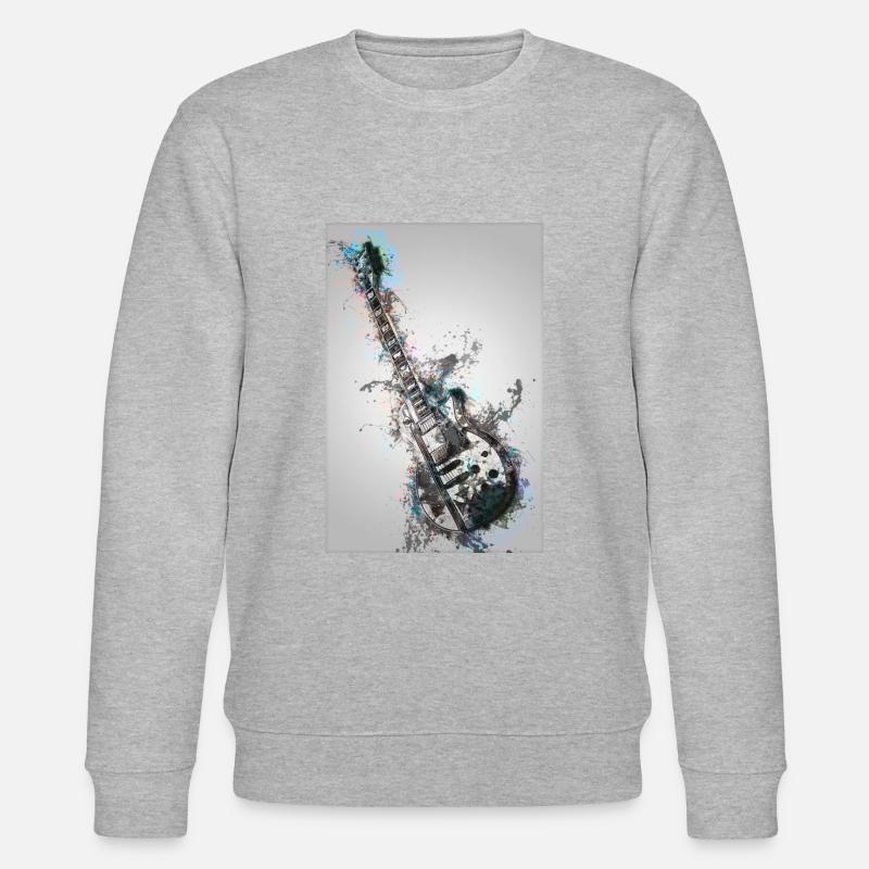 Guitare - Sweat bio CHANGER Stanley/Stella Unisexe - gris chiné
