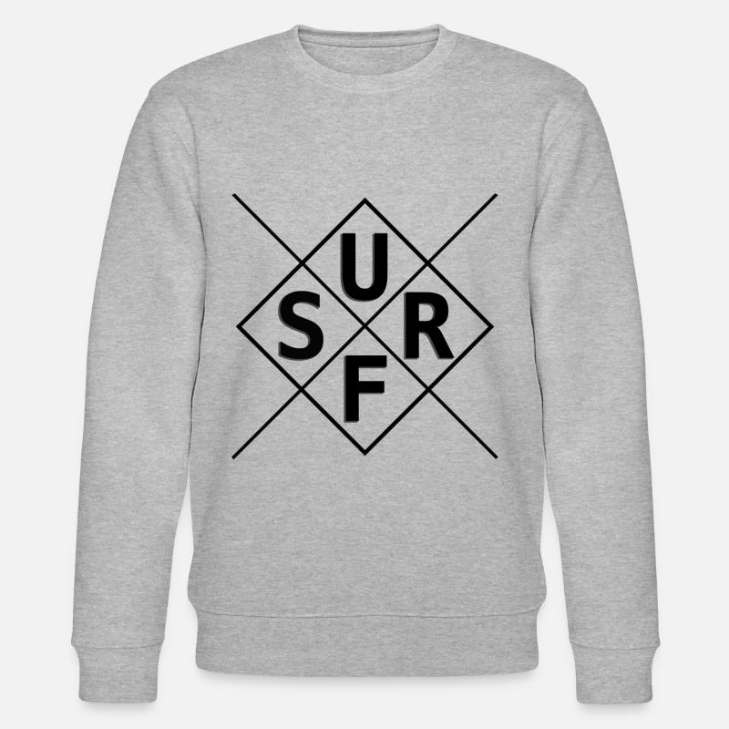 surf - surf - surf - Stanley/Stella CHANGER Unisex Organic Sweatshirt - heather grey