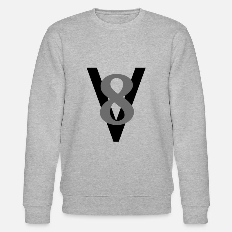 V8 engine - Stanley/Stella CHANGER Unisex Organic Sweatshirt - heather grey