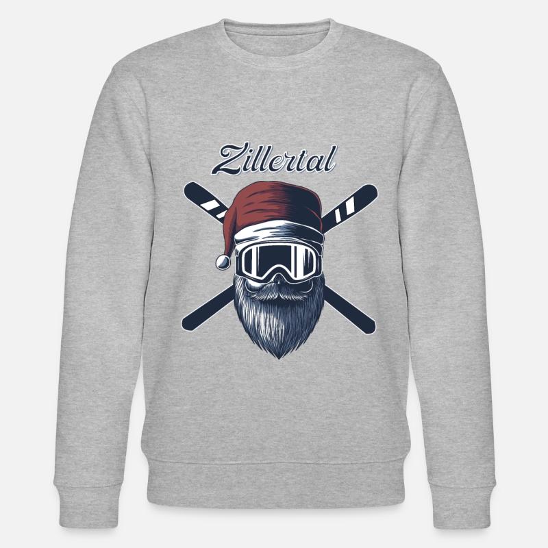 Zillertal Ski Sknowboard - Stanley/Stella Unisex Bio-Sweatshirt CHANGER  - Grau meliert