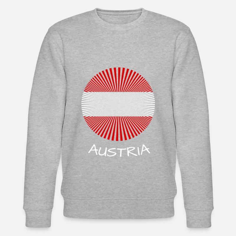 Austria - Stanley/Stella Unisex Bio-Sweatshirt CHANGER  - Grau meliert