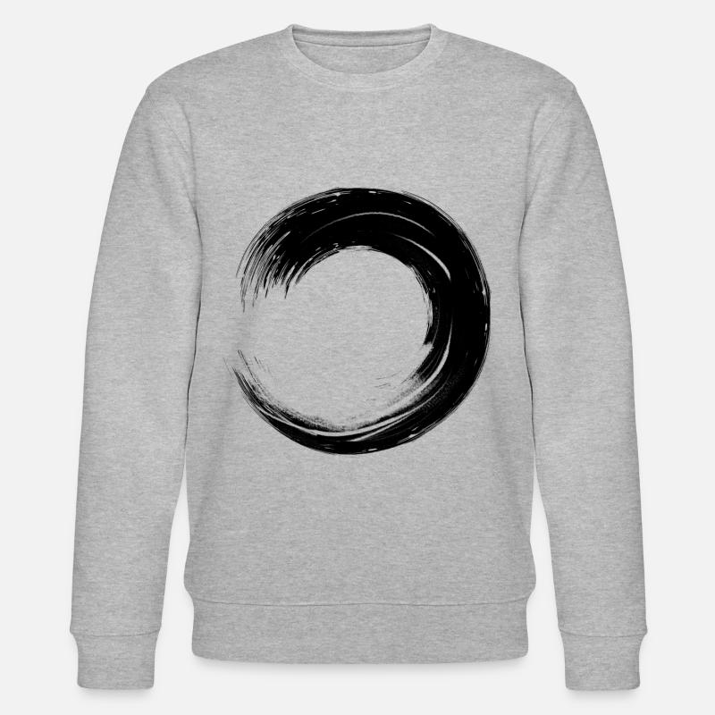 Circle Circles - Stanley/Stella CHANGER Unisex Organic Sweatshirt - heather grey
