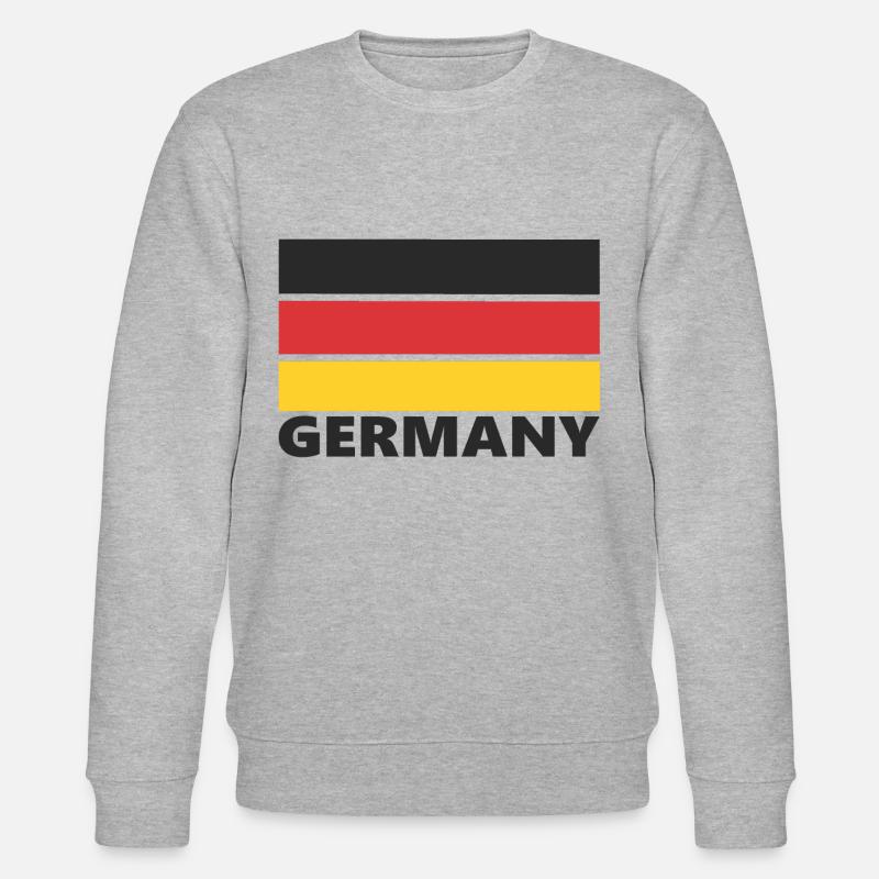 Deutschland, Germany - Stanley/Stella Unisex Bio-Sweatshirt CHANGER  - Grau meliert