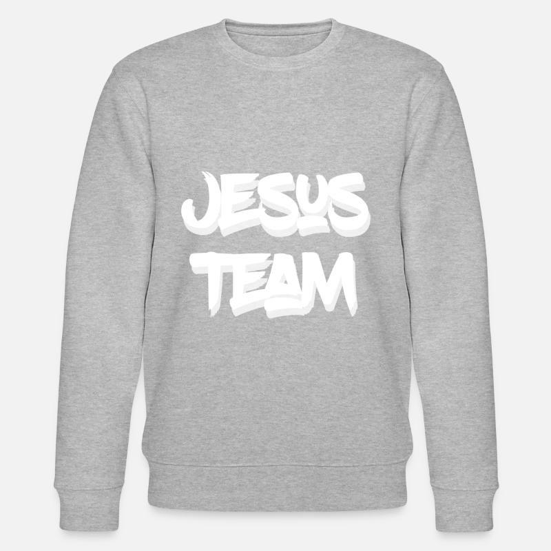 L’équipe Christian Design Jesus - Sweat bio CHANGER Stanley/Stella Unisexe - gris chiné