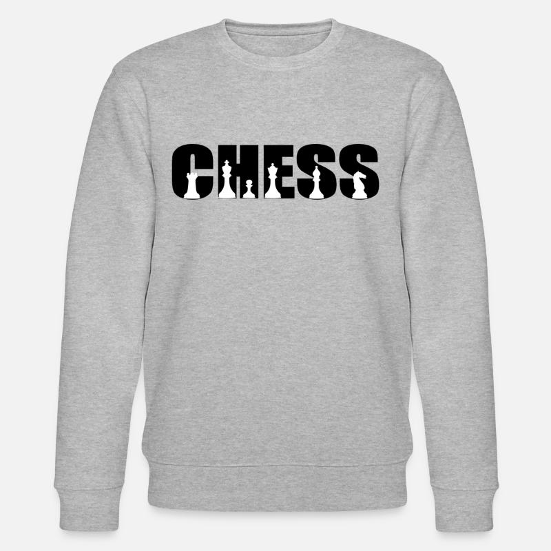 Chess - Stanley/Stella Unisex Bio-Sweatshirt CHANGER  - Grau meliert