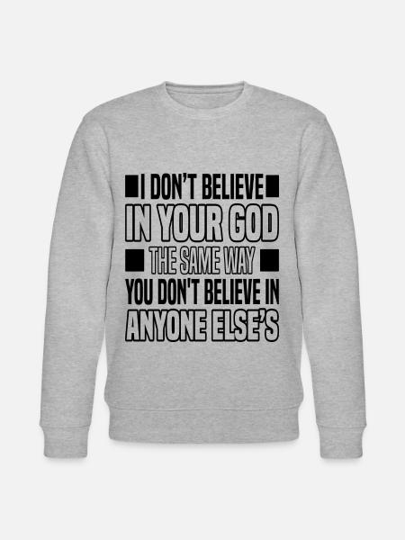 Atheism - Stanley/Stella CHANGER Unisex Organic Sweatshirt - heather grey