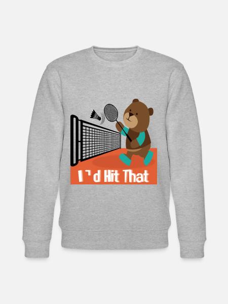 Ours de tennis doux - Sweat bio CHANGER Stanley/Stella Unisexe - gris chiné
