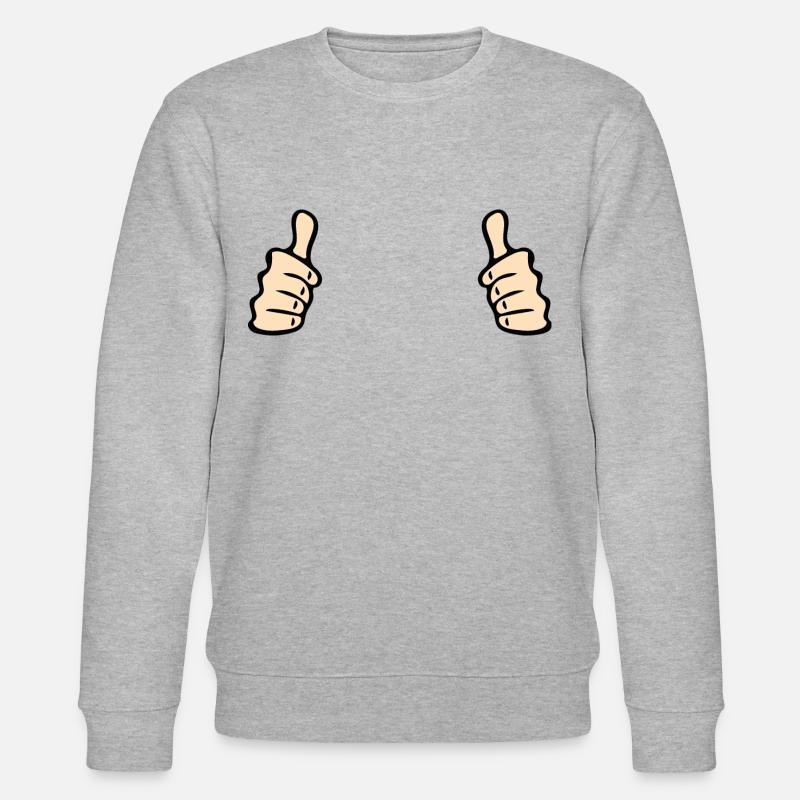 Feu vert - Sweat bio CHANGER Stanley/Stella Unisexe - gris chiné