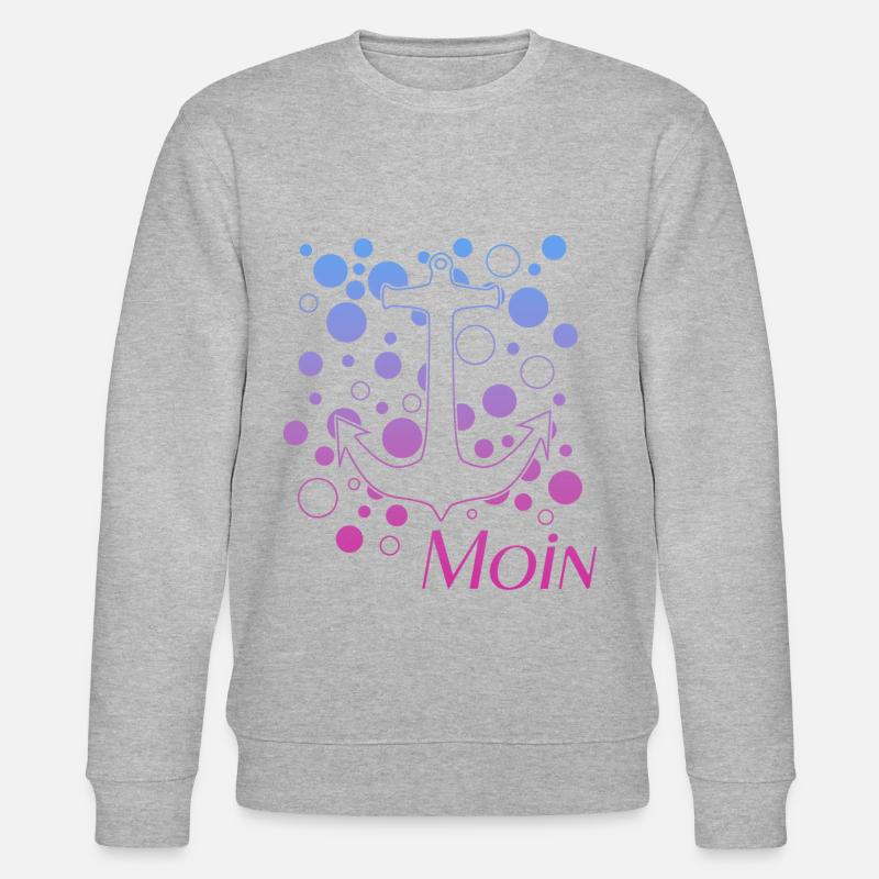 Moin - Stanley/Stella Unisex Bio-Sweatshirt CHANGER  - Grau meliert