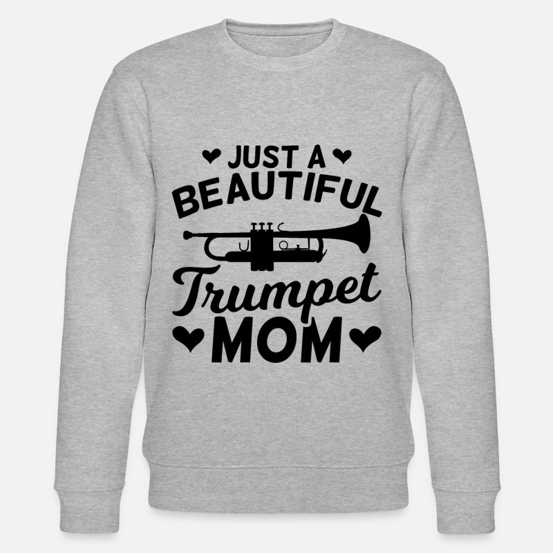Mère Trompette - Sweat bio CHANGER Stanley/Stella Unisexe - gris chiné