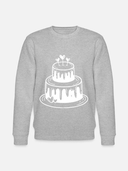 cake - Stanley/Stella CHANGER Unisex Organic Sweatshirt - heather grey