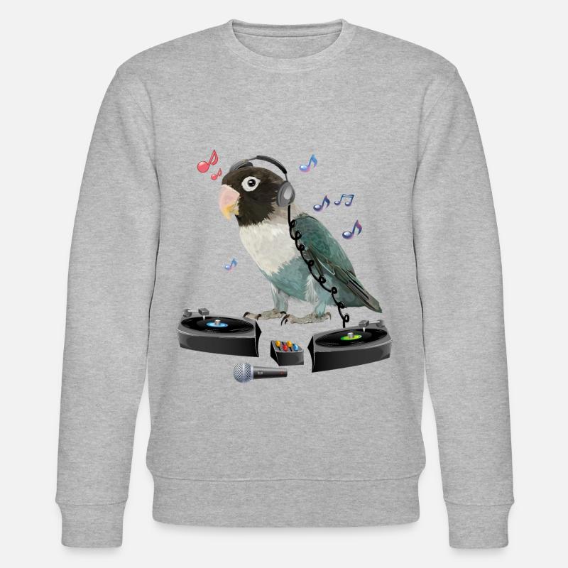 Lovebirds - Stanley/Stella Unisex Bio-Sweatshirt CHANGER  - Grau meliert