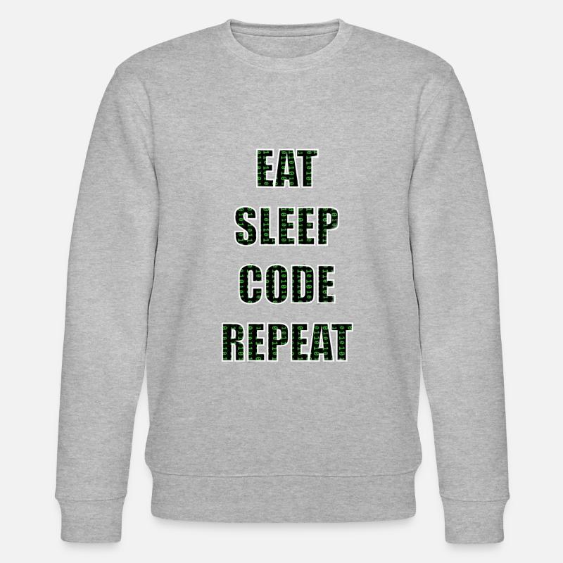 Programmeurs Programmation Code - Sweat bio CHANGER Stanley/Stella Unisexe - gris chiné