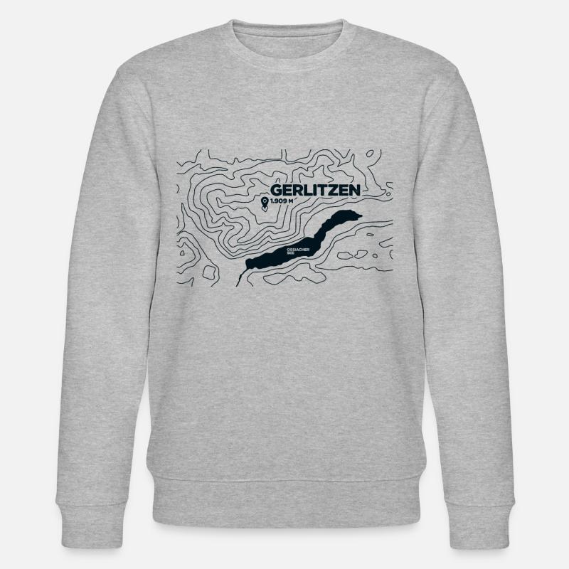 Topo Gerlitzen Parapente - Sweat bio CHANGER Stanley/Stella Unisexe - gris chiné