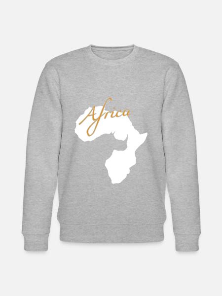 Africa - Stanley/Stella Unisex Bio-Sweatshirt CHANGER  - Grau meliert