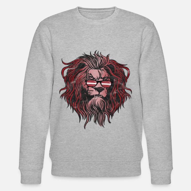 Lettland - Stanley/Stella Unisex Bio-Sweatshirt CHANGER  - Grau meliert