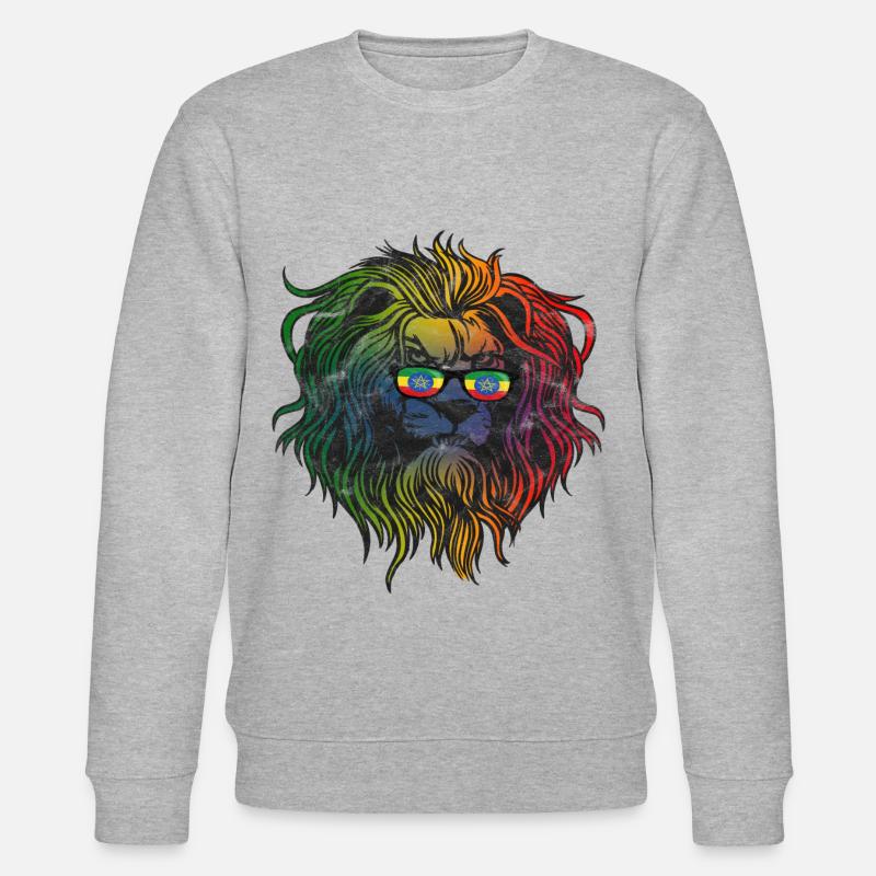 Äthiopien - Stanley/Stella Unisex Bio-Sweatshirt CHANGER  - Grau meliert