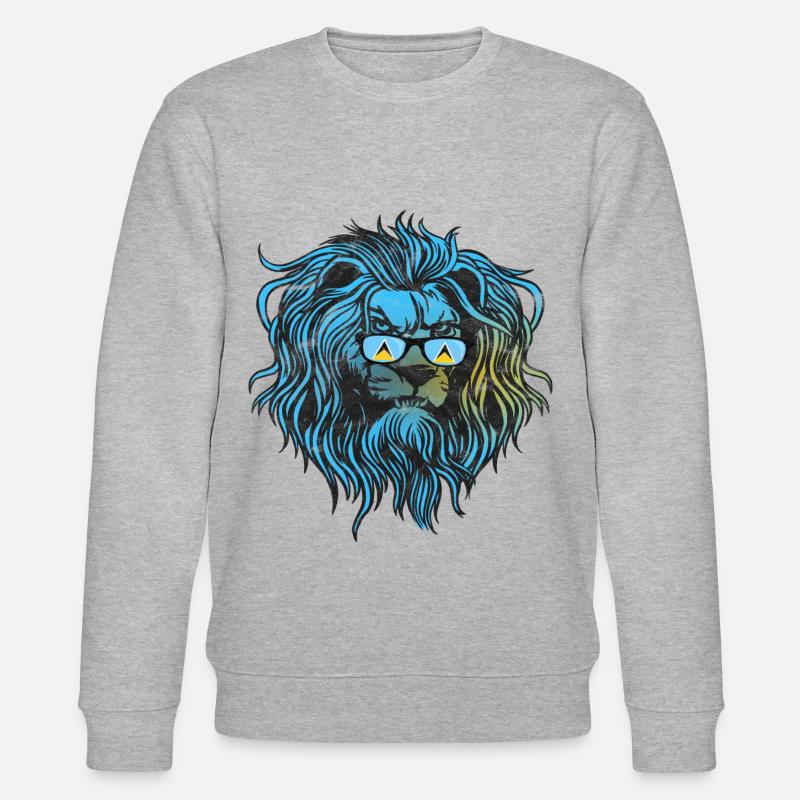 St. Lucia - Stanley/Stella Unisex Bio-Sweatshirt CHANGER  - Grau meliert
