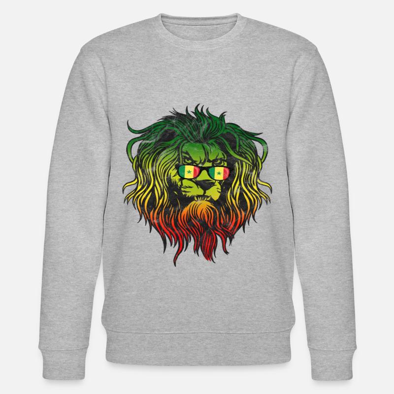 Senegal - Stanley/Stella Unisex Bio-Sweatshirt CHANGER  - Grau meliert