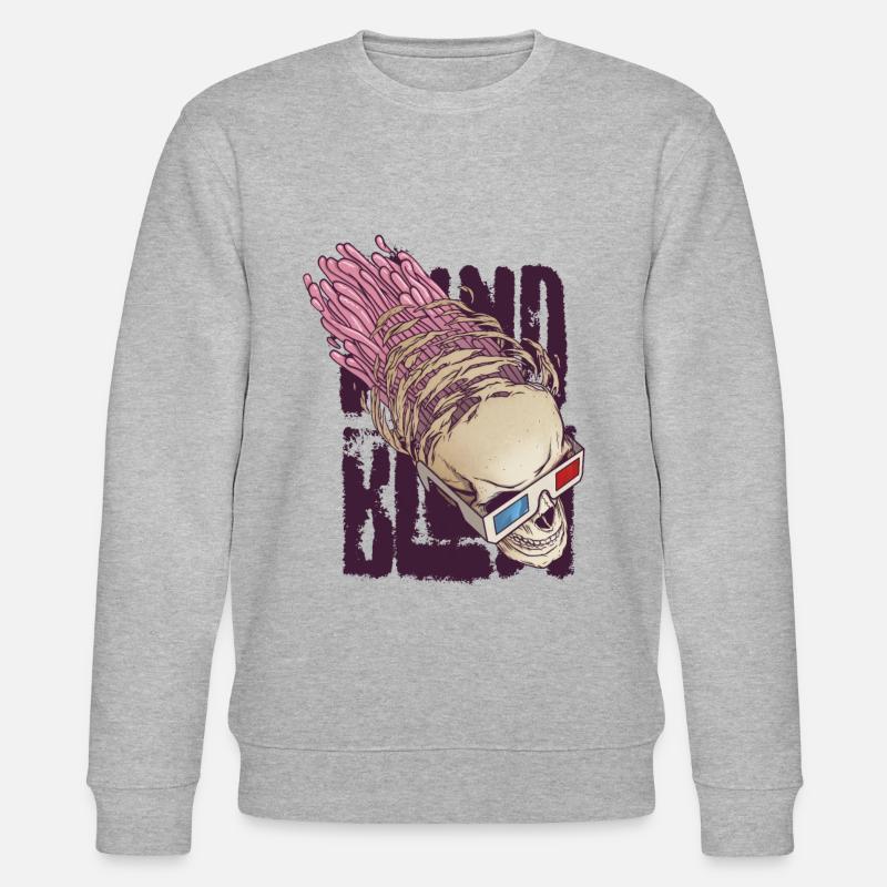 Geist geblasen - Stanley/Stella Unisex Bio-Sweatshirt CHANGER  - Grau meliert