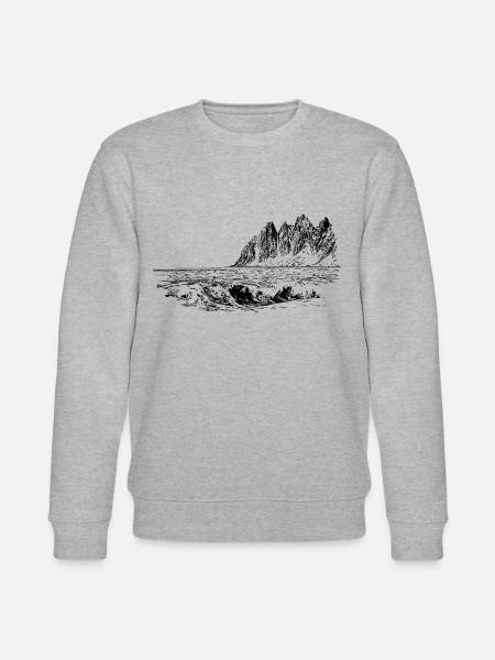 Tungeneset - Stanley/Stella Unisex Bio-Sweatshirt CHANGER - Grau meliert