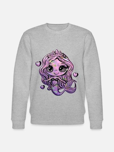 Sweet Mermaid 2 - Stanley/Stella CHANGER Unisex Organic Sweatshirt - heather grey