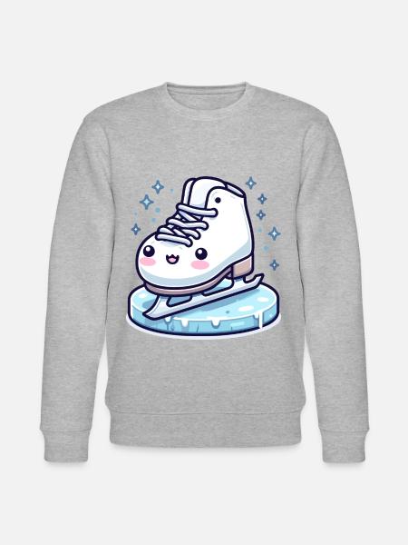 Ice Skating Kawaii - Stanley/Stella CHANGER Unisex Organic Sweatshirt -